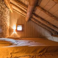 Deux lits d'appoint sur la petite mezzanine Gîte 7-9 places Entre Ciel et Pierres Vercors