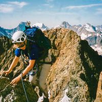 Vallon des Etançons, Dom dans la traversée du Pic Gény Alpinisme dans les Ecrins