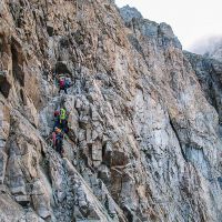Voie normale de la Meije, la Dalle Castelnau Alpinisme dans les Ecrins