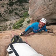 Corse, Capu d'Ortu, voie du Chantier, Romain,  septembre 2019