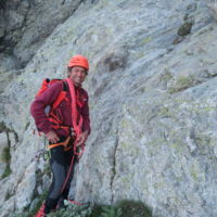Bernard Gravier, votre guide dans la face nord ouest du Sirac, 2019