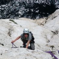 Daniele dans Etron fou, Calanques, 5b